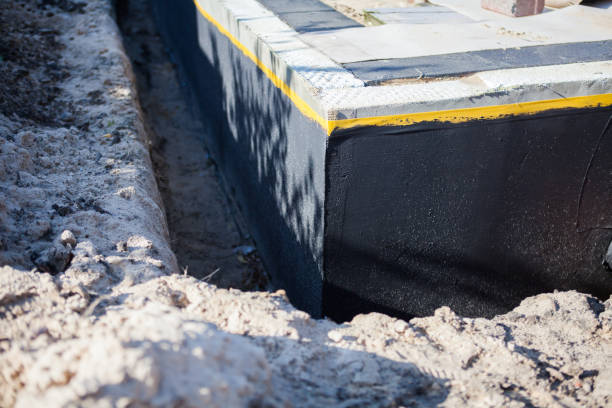 Professional Crawl Space Encapsulation technician working in Huntington, NY